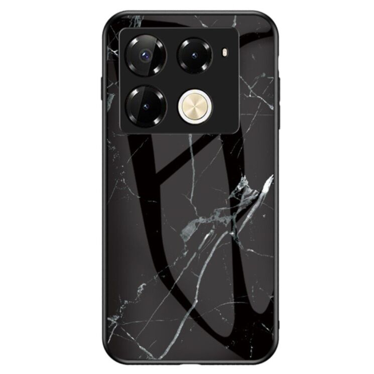 Захисний чохол Deexe Gradient Pattern для Infinix Note 40 Pro - Black: фото 1 з 7