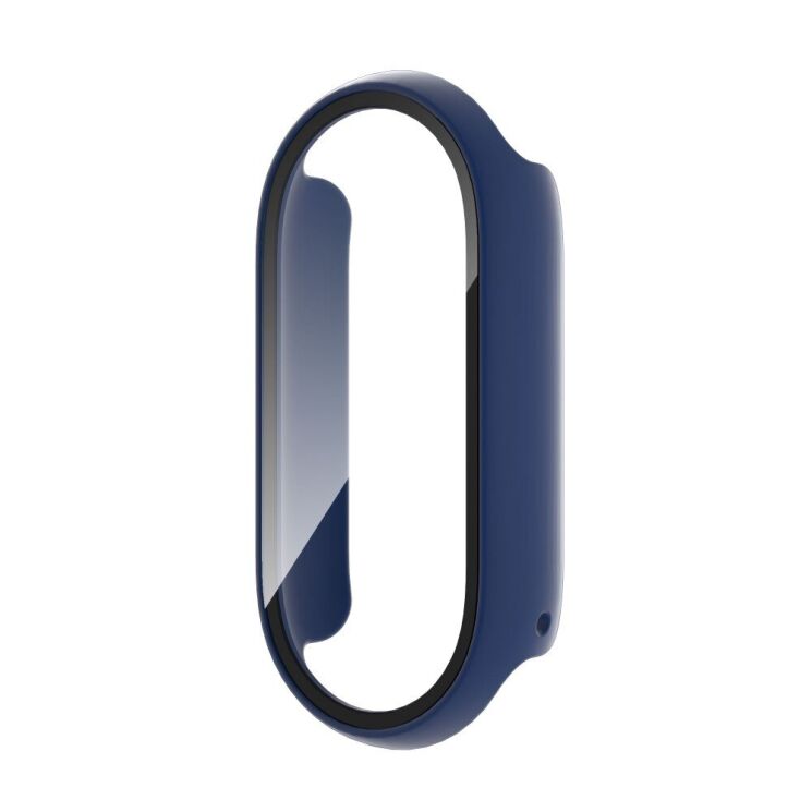 Защитный чехол Deexe Hard Frame для Xiaomi Mi Smart Band 8 - Midnight Blue: фото 2 из 10