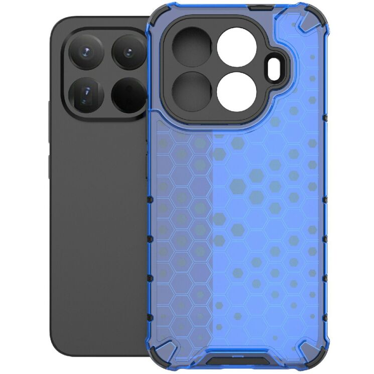 Захисний чохол Deexe Honeycomb Series для Xiaomi 15T Pro - Blue: фото 2 з 5