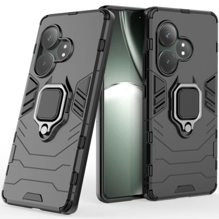 Защитный чехол Deexe Hybrid Case для Realme GT Neo 6 SE / GT 6T - Black: фото 1 из 6