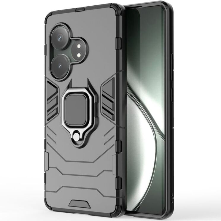 Защитный чехол Deexe Hybrid Case для Realme GT Neo 6 SE / GT 6T - Black: фото 2 из 6