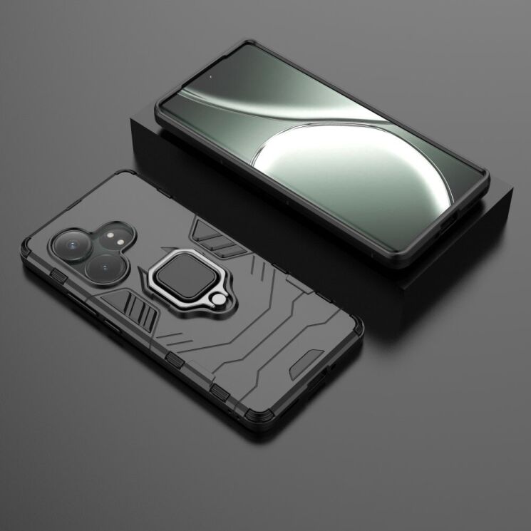 Защитный чехол Deexe Hybrid Case для Realme GT Neo 6 SE / GT 6T - Black: фото 4 из 6