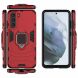 Защитный чехол Deexe Hybrid Case для Samsung Galaxy S21 FE (G990) - Red (230611R). Фото 3 из 12