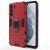 Защитный чехол Deexe Hybrid Case для Samsung Galaxy S21 FE (G990) - Red: фото 1 из 12