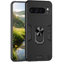 Захисний чохол Deexe Hybrid Shell для Google Pixel 9 Pro XL - Black: фото 1 з 7
