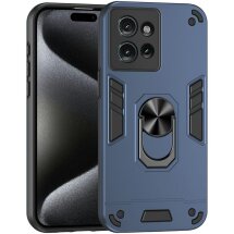 Защитный чехол Deexe Hybrid Shell для Motorola Edge 50 - Blue: фото 1 из 7