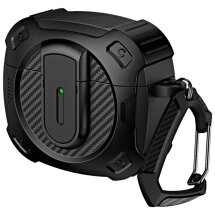 Защитный чехол Deexe Hyper Case для Apple AirPods 4 - Black: фото 1 из 9