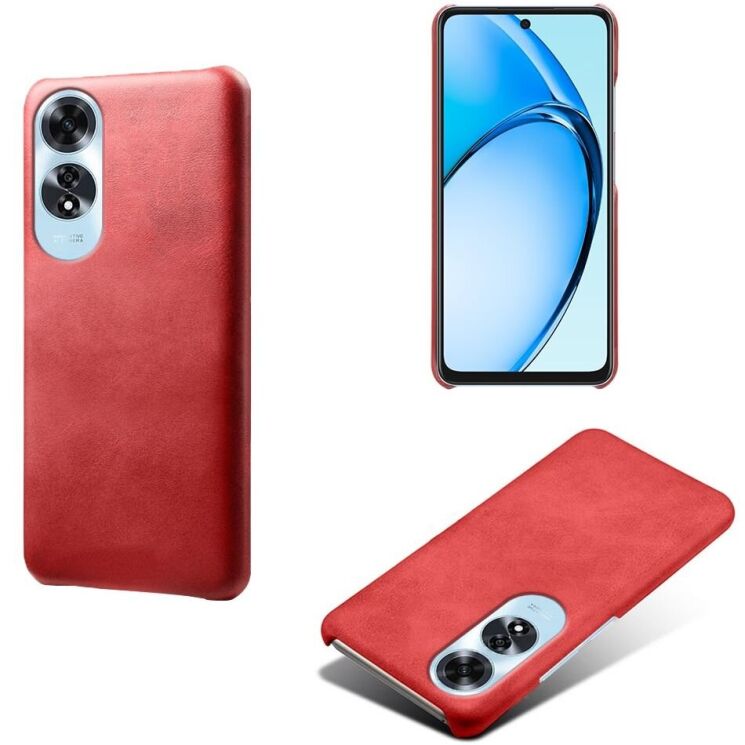 Защитный чехол Deexe Leather Back Cover для OPPO A60 - Red: фото 4 из 4