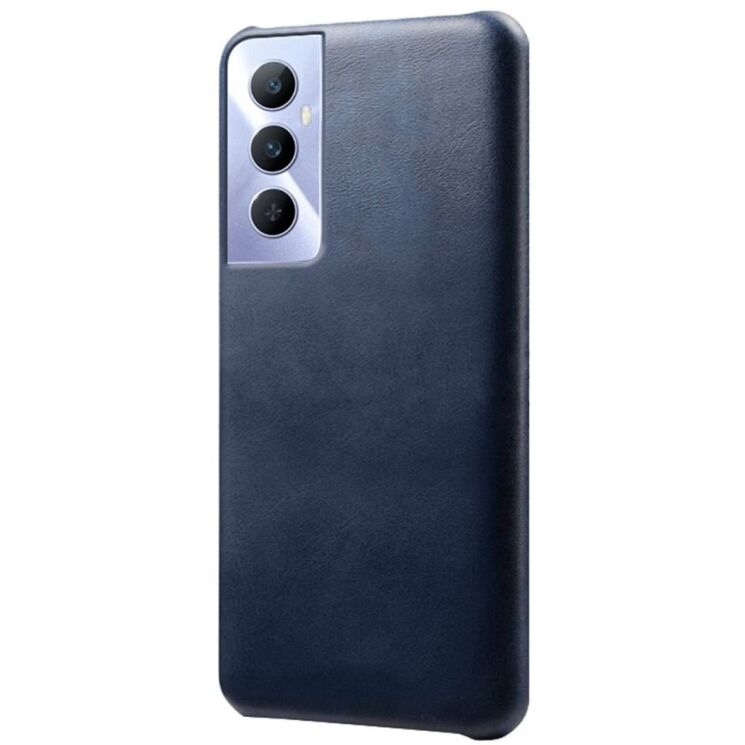 Защитный чехол Deexe Leather Back Cover для Realme C65 - Blue: фото 1 из 4