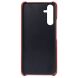Защитный чехол Deexe Leather Back Cover для Samsung Galaxy A55 (A556) - Red (348151R). Фото 2 из 4