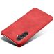 Защитный чехол Deexe Leather Back Cover для Samsung Galaxy A55 (A556) - Red (348151R). Фото 3 из 4