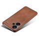 Защитный чехол Deexe Leather Back Cover для Xiaomi Redmi Note 13 Pro+ - Brown (340565Z). Фото 4 из 4