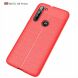 Защитный чехол Deexe Leather Cover для Motorola Moto G8 Power - Red (133900R). Фото 2 из 8