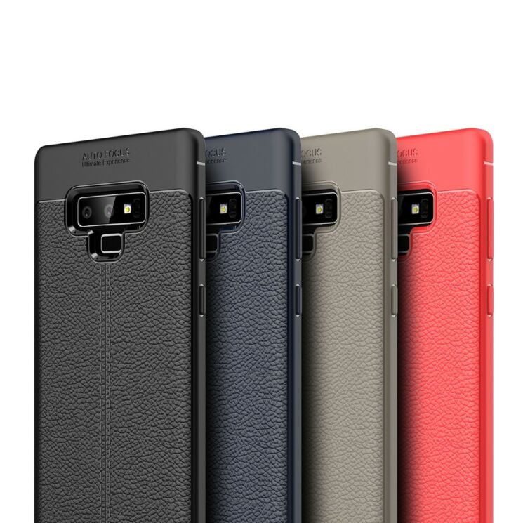 Захисний чохол Deexe Leather Cover для Samsung Galaxy Note 9 (N960) - Black: фото 6 з 12