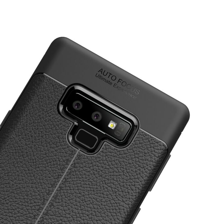 Захисний чохол Deexe Leather Cover для Samsung Galaxy Note 9 (N960) - Black: фото 9 з 12
