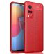 Защитный чехол Deexe Leather Cover для VIVO Y31 / Y53s - Red (272504R). Фото 1 из 10