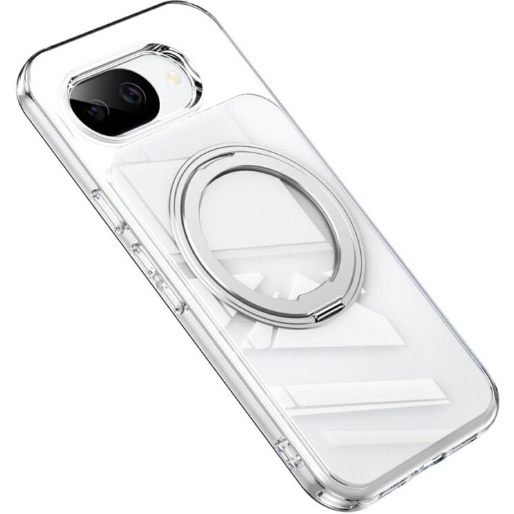 Защитный чехол Deexe Mag Stand для Google Pixel 10a - Transparent: фото 1 из 8