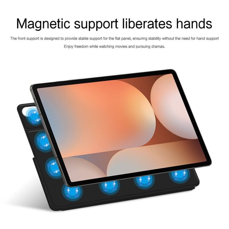 Защитный чехол Deexe Magnetic Case для Samsung Galaxy Tab S10 Plus - Black: фото 7 из 10