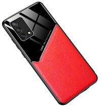 Захисний чохол Deexe Magnetic Leather Cover для OPPO A74 - Red: фото 1 з 7