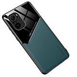 Захисний чохол Deexe Magnetic Leather Cover для Xiaomi Redmi K40 / K40 Pro / Mi 11i / Poco F3 - Green: фото 1 з 8