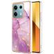 Защитный чехол Deexe Marble Style для Xiaomi Redmi Note 13 5G - Light Purple (341284LV). Фото 1 из 6