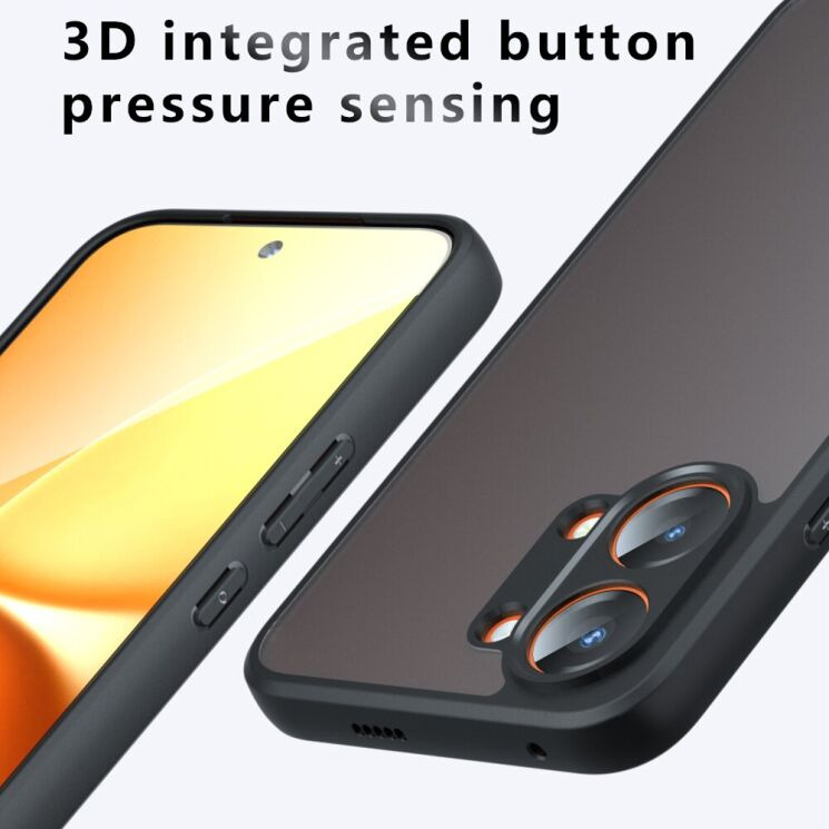 Защитный чехол Deexe Matte Skin для Xiaomi Poco X8 Pro Max - Transparent Black: фото 13 из 13
