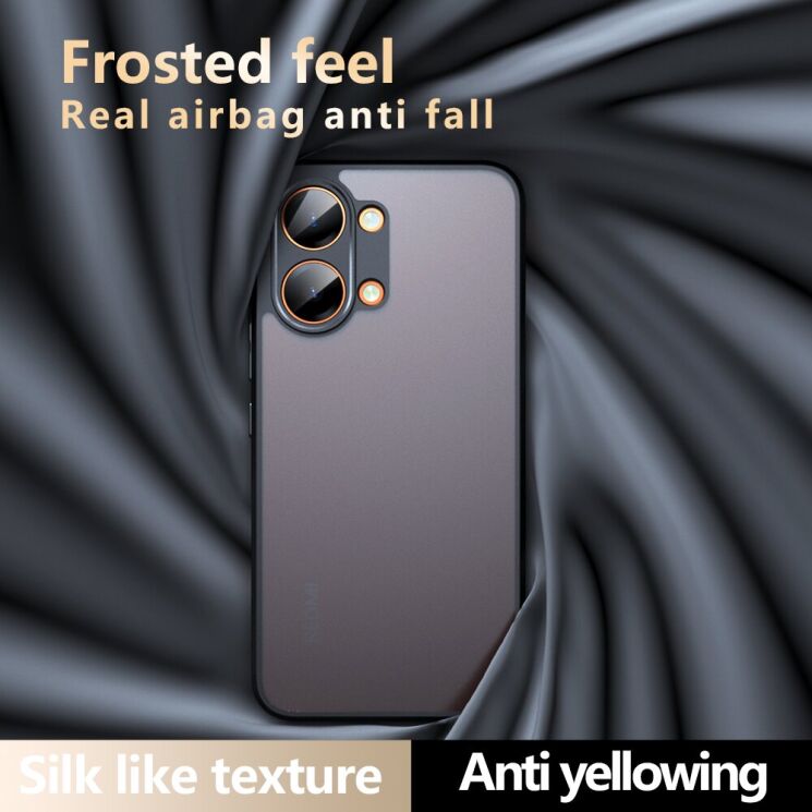 Защитный чехол Deexe Matte Skin для Xiaomi Poco X8 Pro Max - Transparent Black: фото 11 из 13