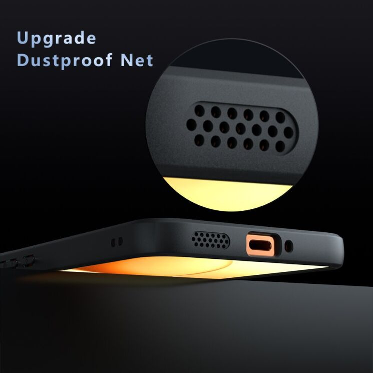 Защитный чехол Deexe Matte Skin для Xiaomi Poco X8 Pro Max - Transparent Black: фото 8 из 13