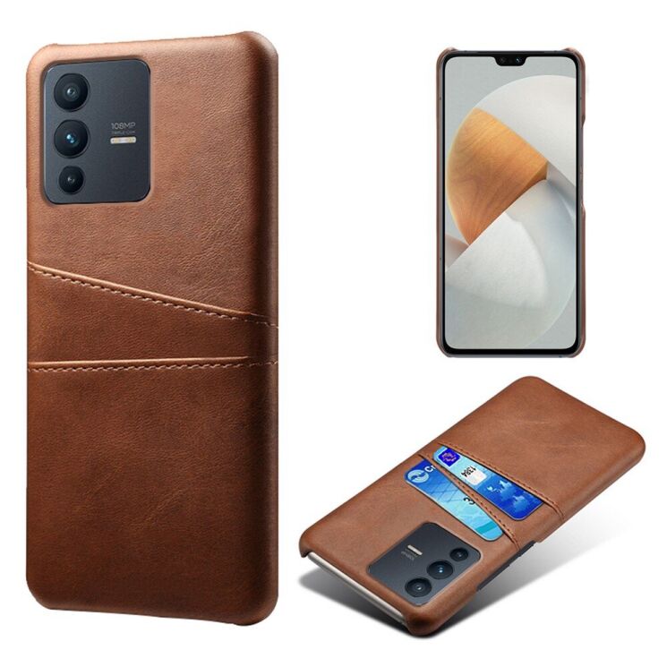 Защитный чехол Deexe Pocket Case для VIVO V23 5G - Brown: фото 1 из 4