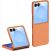 Защитный чехол Deexe Satin Case для Samsung Galaxy Flip 8 - Orange: фото 1 из 8