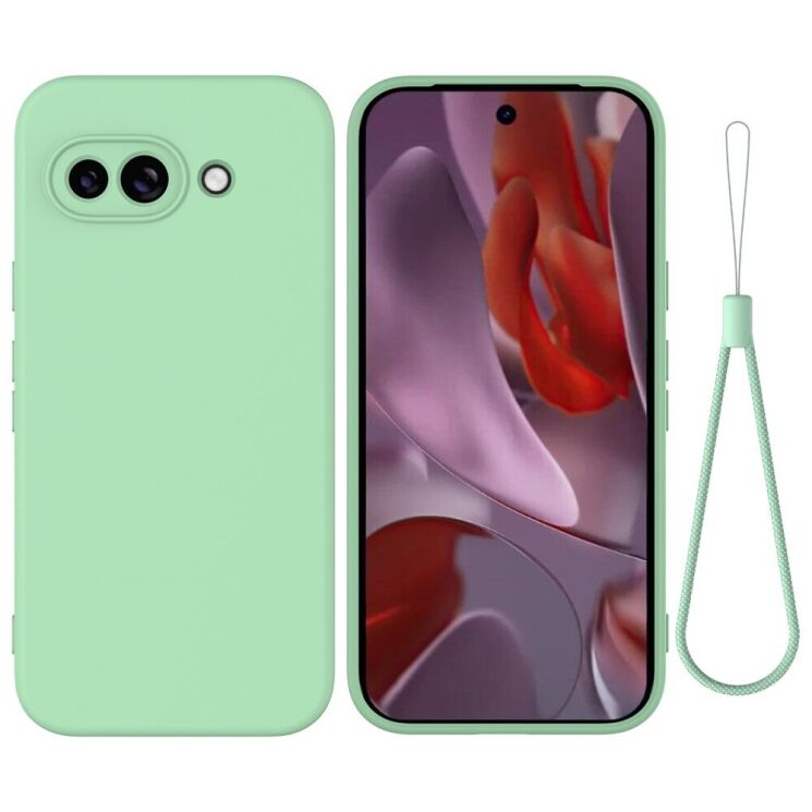 Захисний чохол Deexe Silicone Case для Google Pixel 9a - Green: фото 1 з 8
