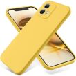 Захисний чохол Deexe Silicone Case для Motorola Moto G84 - Yellow (339128Y)