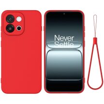 Защитный чехол Deexe Silicone Case для OnePlus 13T - Red: фото 1 из 9