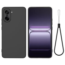 Захисний чохол Deexe Silicone Case для OnePlus Nord CE 5 / Ace 5 Racing - Black: фото 1 з 8
