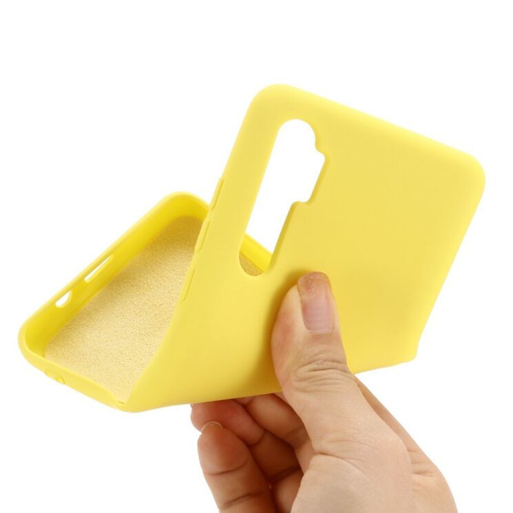 Силіконовий (TPU) чохол Deexe Silicone Case для Xiaomi Mi Note 10 Lite - Yellow: фото 4 з 5