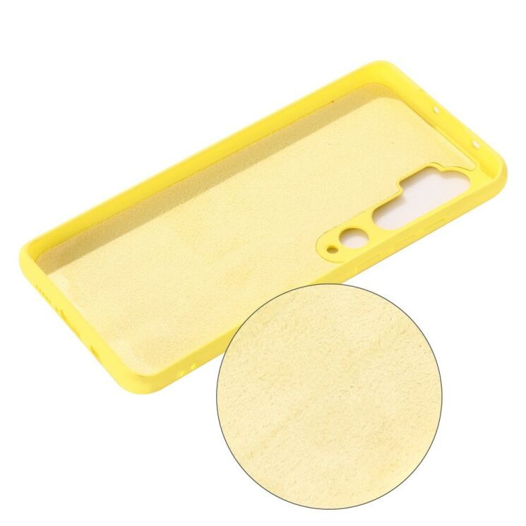 Силіконовий (TPU) чохол Deexe Silicone Case для Xiaomi Mi Note 10 Pro / Mi Note 10 - Yellow: фото 2 з 5