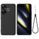 Защитный чехол Deexe Silicone Case для Xiaomi Poco F6 - Black (355044B). Фото 1 из 8