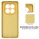 Защитный чехол Deexe Silicone Case для Xiaomi Redmi Note 14 Pro - Yellow (373532Y). Фото 6 из 8