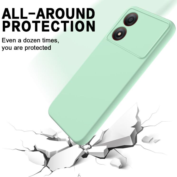 Защитный чехол Deexe Silicone Case для ZTE Blade A34 - Black: фото 3 из 8