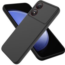 Защитный чехол Deexe Silicone Case для ZTE Blade A34 - Black: фото 1 из 8