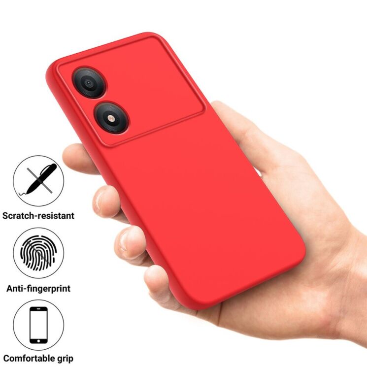 Защитный чехол Deexe Silicone Case для ZTE Blade A34 - Black: фото 5 из 8