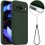 Защитный чехол Deexe Silicone Case with MagSafe для Google Pixel 9 - Dark Green: фото 1 из 9