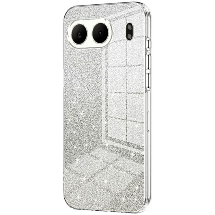 Захисний чохол Deexe Sparkles Cover для OnePlus Nord 4 - Transparent: фото 1 з 10