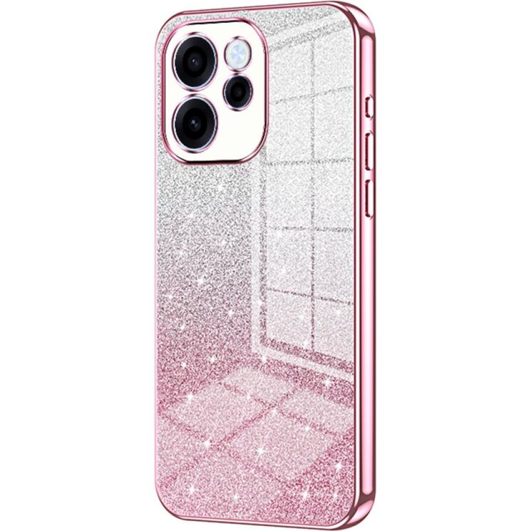 Захисний чохол Deexe Sparkles Cover для OPPO Reno 15 F/FS - Pink: фото 1 з 7
