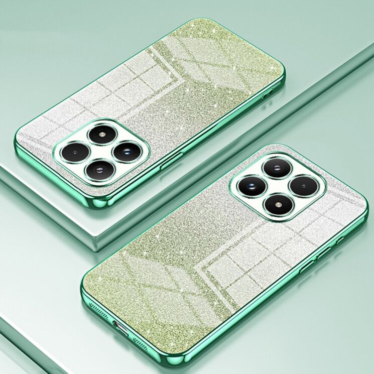 Захисний чохол Deexe Sparkles Cover для Xiaomi 17 - Green (390646G) Захисний чохол Deexe Sparkles Cover для Xiaomi 17 - Green: фото 2 з 7
