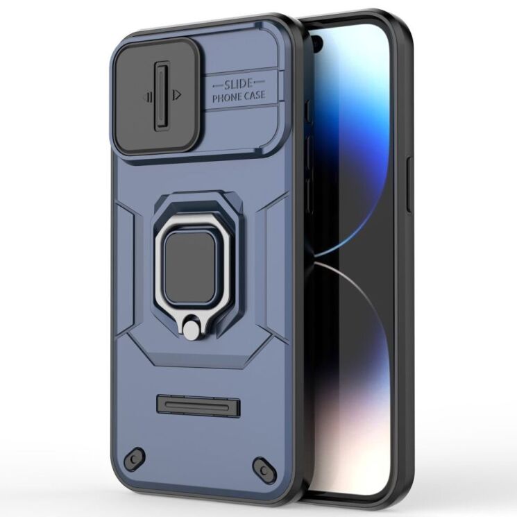 Защитный чехол Deexe Stellar Shield для Apple iPhone 15 Pro Max - Blue: фото 6 из 8