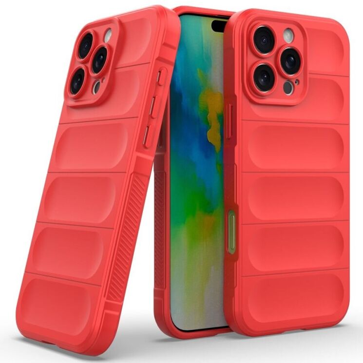 Защитный чехол Deexe Terra Case для Apple iPhone 16 Pro - Red: фото 2 из 7