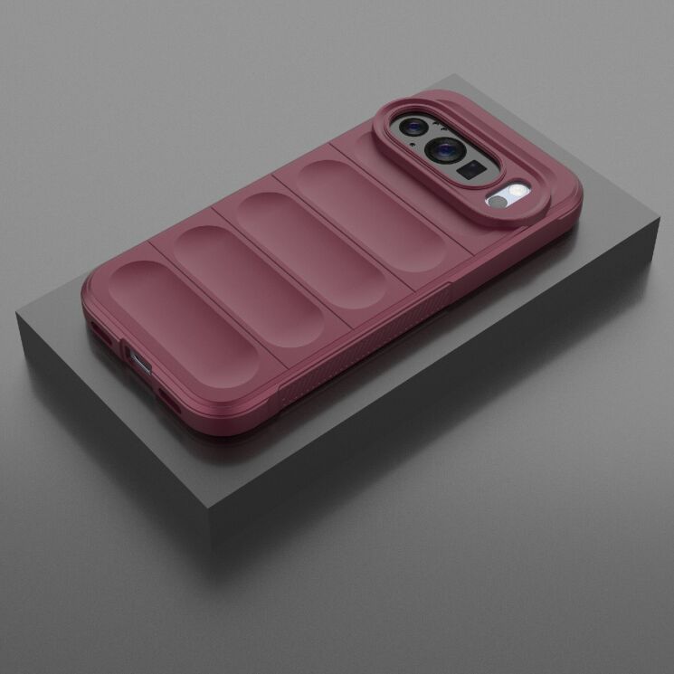 Захисний чохол Deexe Terra Case для Google Pixel 10 / 10 Pro - Wine Red: фото 4 з 6