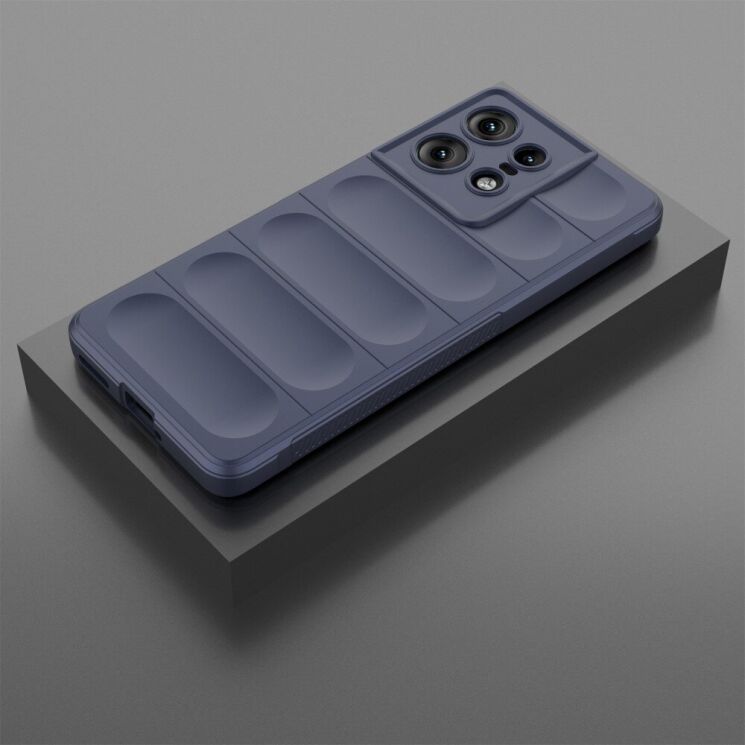 Защитный чехол Deexe Terra Case для Motorola Edge 50 Pro - Dark Blue: фото 2 из 5
