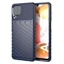 Защитный чехол Deexe Thunder Series для Samsung Galaxy A12 (A125) / A12 Nacho (A127) / M12 (M127) - Blue: фото 1 из 12